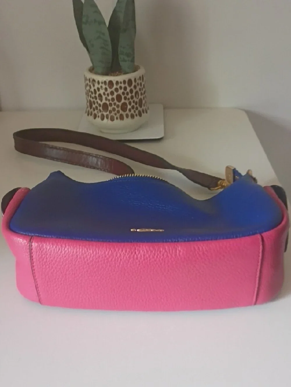Coach Pennie Shoulder Bag 25 in colorblock sport blue. Style No: C6816